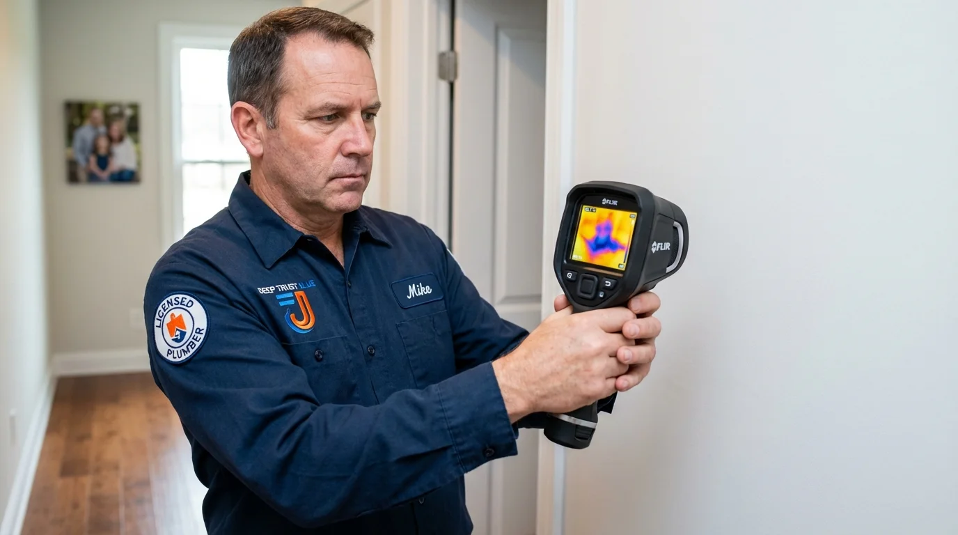 Thermal imaging leak detection by Johns Plumbing LLC in West Richland